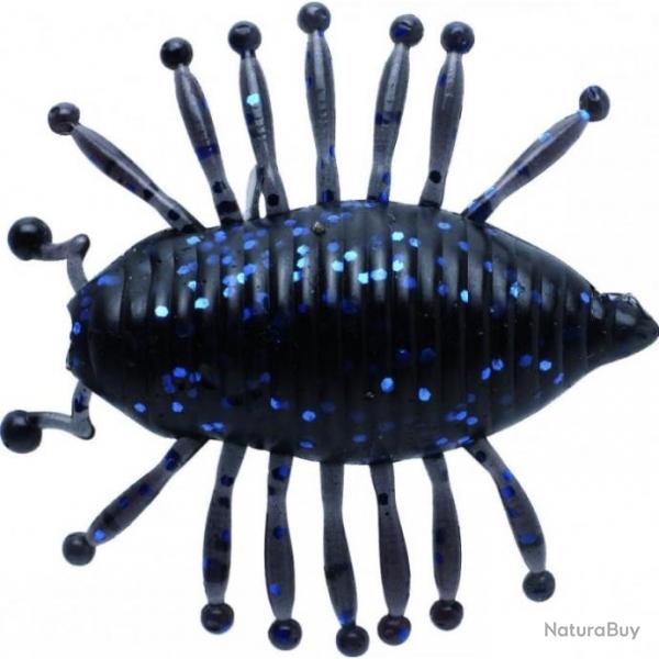 Leurre Souple Flottant Illex Magic Woodlouse 3 cm - Par 6 - Black W / Blue / 1