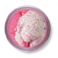 Pâte a truite Berkley PowerBait Glitter Turbo Dough Bubblegum - Bubblegum