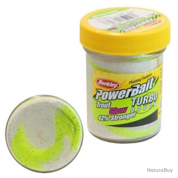 Pte a Truite Berkley PowerBait Glow in the Dark Chartreuse White glo - Chartreuse White glow