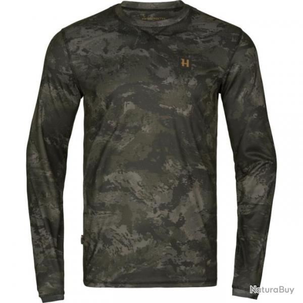 T-shirt Hrkila NOCTYX camo L/S AXIS MSPBlack