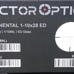 Continental x10 1-10x28 ED FFP Riflescope VET-CTR