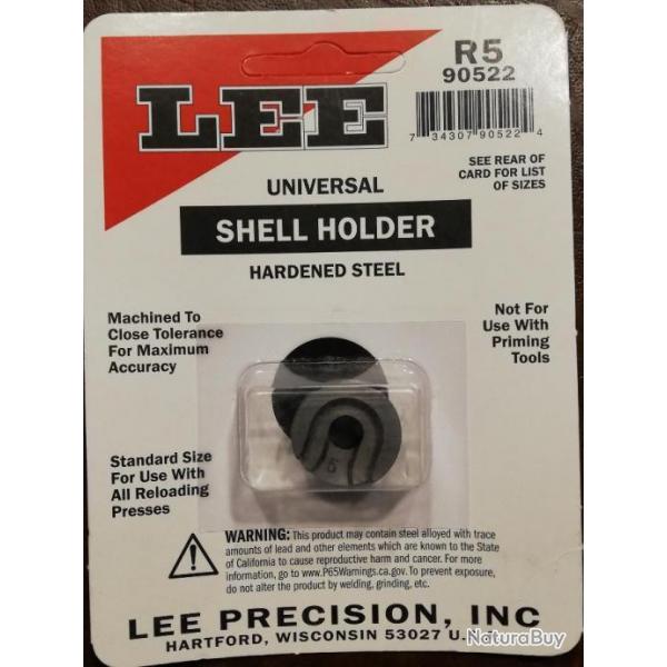 shell holder Lee 5 N5 R5 223 wssm, 243 wssm, 6.5 rem, 264 win, 7mm, 300, 338, 455 webley,  270 wsm