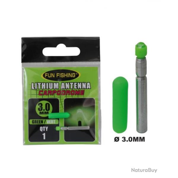 FUN FISHING ANTENNES LITHIUM (FLOAT LED) FUN FISHING Vert