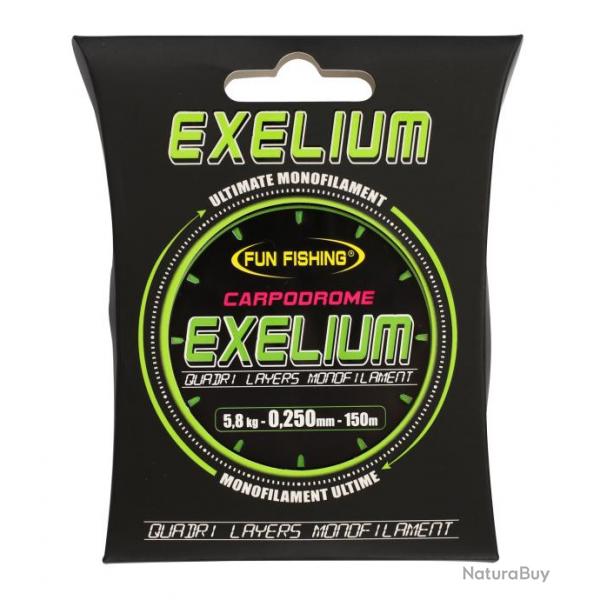 FUN FISHING MONOFILAMENT EXELIUM CARPODROME 0,25mm 150m