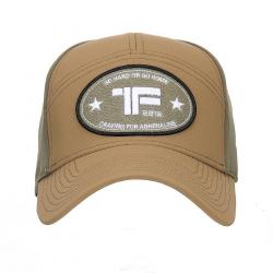Casquette Baseball Flex bicolore (Couleur Coyote, Taille M-L)