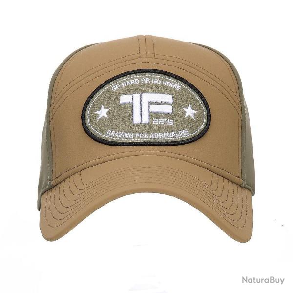 Casquette Baseball Flex bicolore (Couleur Coyote, Taille M-L)