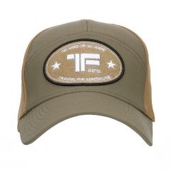 Casquette Baseball Flex bicolore (Couleur Vert Ranger, Taille L-XL)