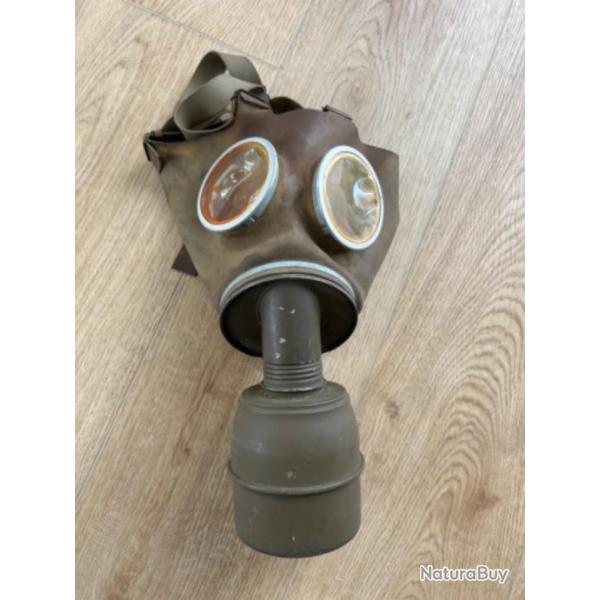 Masque  gaz de la seconde guerre mondiale WW2 1935