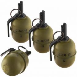 Lot de 6 grenades frag ??G-19 type RGD-5 russe (BBs) - TAGInn