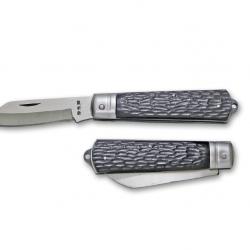Couteau Kanetsune Slip Joint Craft Knife Lame Acier Carbone SK-4 Manche Plastique Made Japan KT404 -
