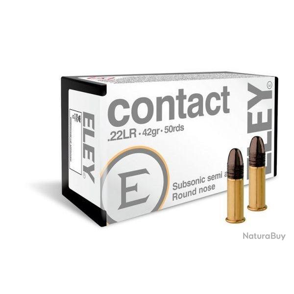 BALLE MUNITION ELEY CAL.22 CONTACT 42GR PAR 1000