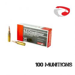 100 munitions AGUILA 6,5 creedmoor FMJBT 140 grains 