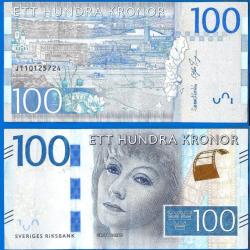 Suede 100 Couronnes 2016 Billet Garbo Greta Kronor Sveriges Sweden