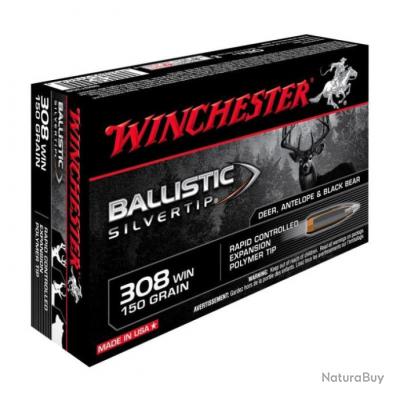 Balles Winchester Ballistic Silvertip - 270 WSM / 150 / Par 1 - Balles ...