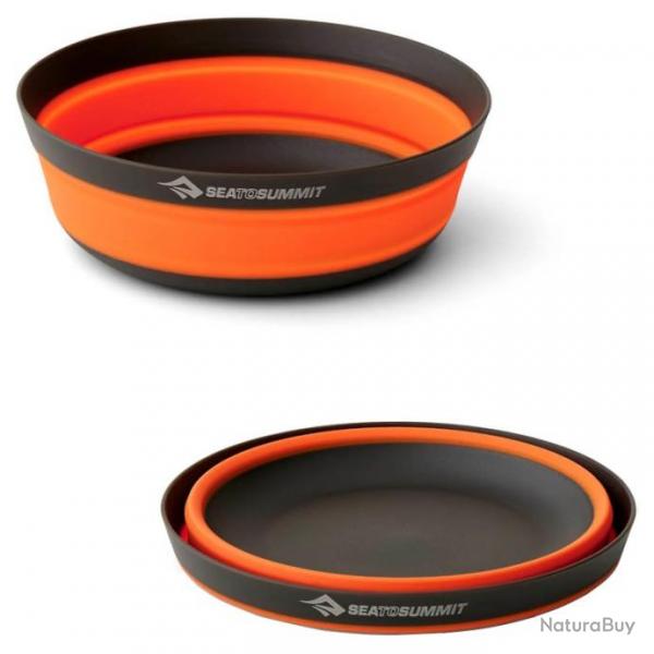 Bol pliable Sea to Summit Frontier Collapsible Bowl M orange