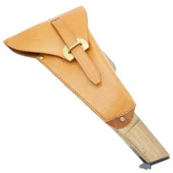 Etui cuir avec crosse d'épaule pistolet GP 35