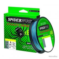 Tresse SpiderWire Stealth Smooth 8 - Bleu - 15/100 - 16.5 kg
