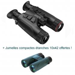 HIKMICRO HABROK 4K HE25LN - Jumelles multi-spectre avec télémètre + Jumelles 10x42 offertes !