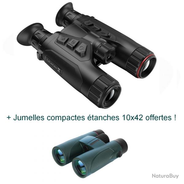 HIKMICRO HABROK 4K HE25LN - Jumelles multi-spectre avec tlmtre + Jumelles 10x42 offertes !