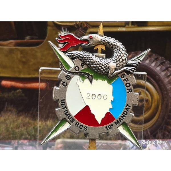 Opex SFOR-O.T.A.N 10 Mandat Bosnie-Herzgovine  Rgiment de commandement et de soutien  Delsart
