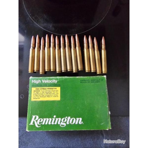 34 BALLES 7MM EXPRESS REMINGTON