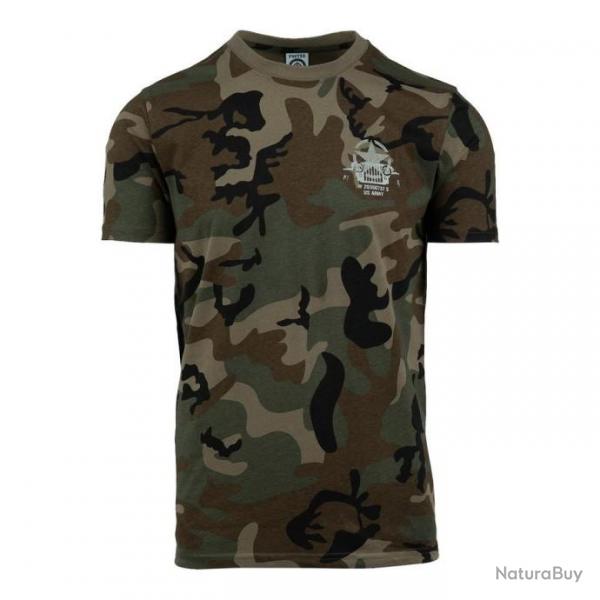 Tee Shirt camouflage Allied Star Willys Jeep