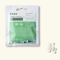 PAOS Recharge dentifrice à croquer - menthe fraîche - 125 comprimés de 40gr