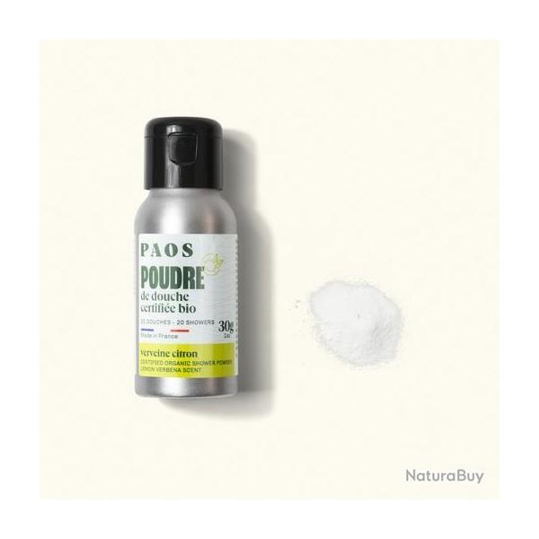 PAOS Poudre de douche - Verveine Citron - 30gr