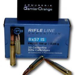 MUNITIONS 8X57 IS 198GR 12.58G FMJ PPU BTE 20