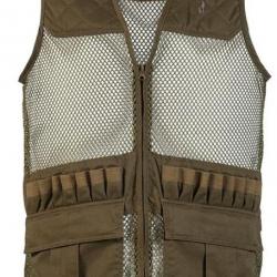 Gilet filet vert Savane PERCUSSION