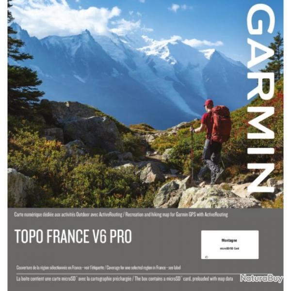 Carte Garmin Topo France V6 Pro - Montagne