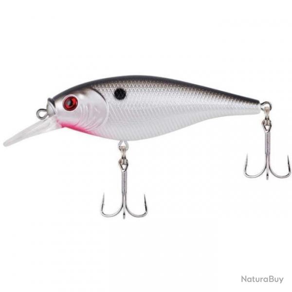 Leurre de surface Berkley Flicker Shad Shallow - 7 cm - Pearl White