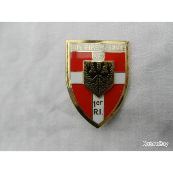 ancien insigne militaire 1 R.I.