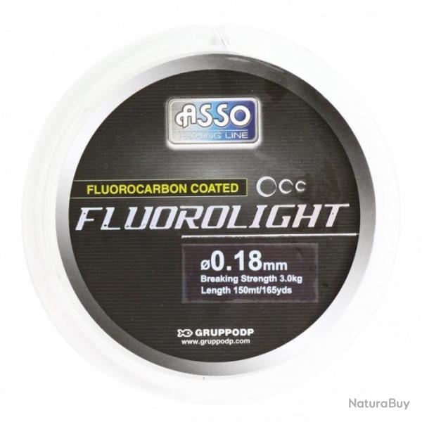 Nylon Asso Fluorolight - 150 M - Blanc Bleut 35/100-10KG