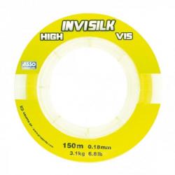 Nylon Asso Invisilk - 150 M - Jaune Fluo 20/100-3,8KG