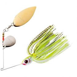 Leurre Booyah Tandem Counter Strike - 14g Gold Scale / Chartreuse White