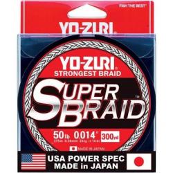 Tresse Yo-Zuri Super Braid 8X - 150 M - Grise 10/100-9KG