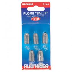 Plombs Balle Flashmer + Perle En Verre - x5 20G