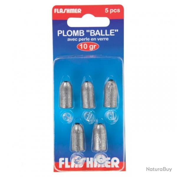 Plombs Balle Flashmer + Perle En Verre - x5 20G