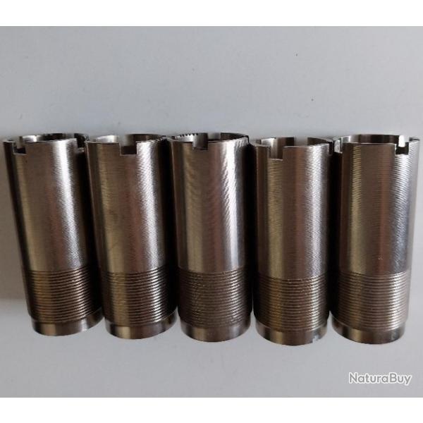 Lot de 5 chokes Bettinsoli Cal. 12 Ref 23