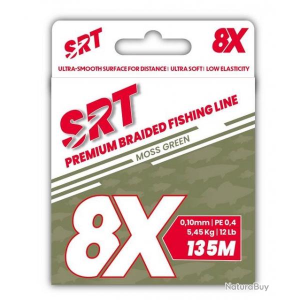 TRESSE SRT 8X GREEN 135M 0.12mm