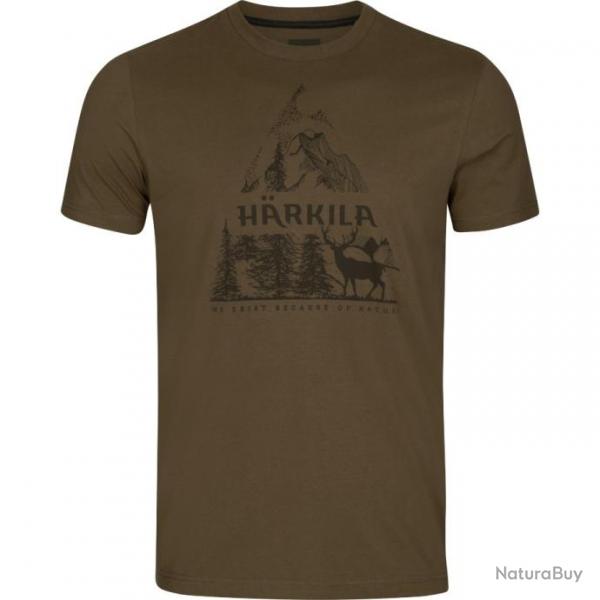 T-SHIRT HARKILA NATURE L/S WILLOW GREEN 10228