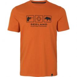 T-SHIRTSEELAND  LANNER GOLD FLAME 40370