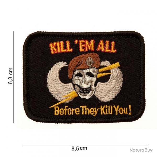 Patch tissu Kill'em all | 101 Inc (0001 0320)