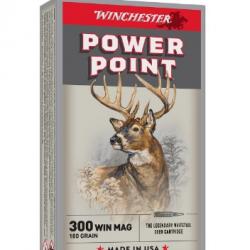 Munitions WINCHESTER cal.300 win mag power point 180gr 11.7g par 20