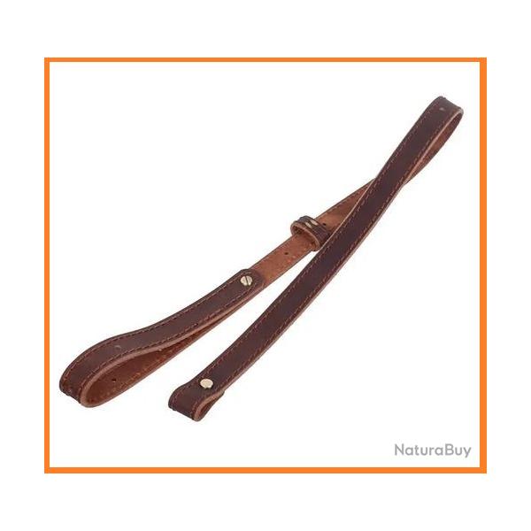 Bretelle sangle cuir pour fusil et carabine de luxe