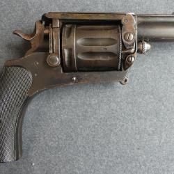 Rare revolver a système d'ejection Gilliquet Breveté  calibre 8mm92