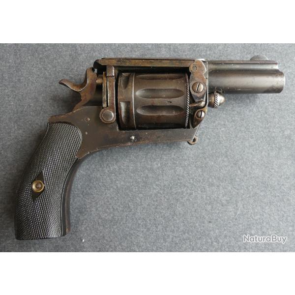 Rare revolver a systme d'ejection Gilliquet Brevet  calibre 8mm92