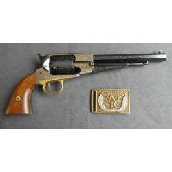 Beau revolver Remington cal 44 PN en finition gravé de luxe fabrication Pietta
