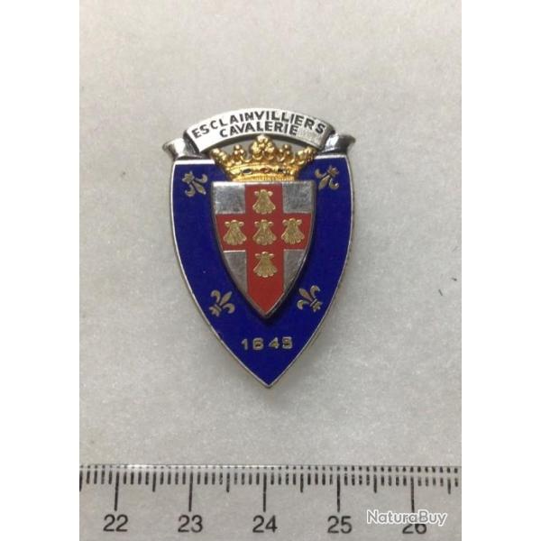 FRANCE ABC ARME BLINDE CAVALERIE- insigne 3 Rgiment de Cuirassiers